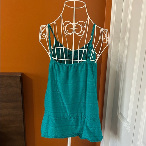 Devoted Teal Camisole with Lace Detail - Size L - Picture 7 of 12